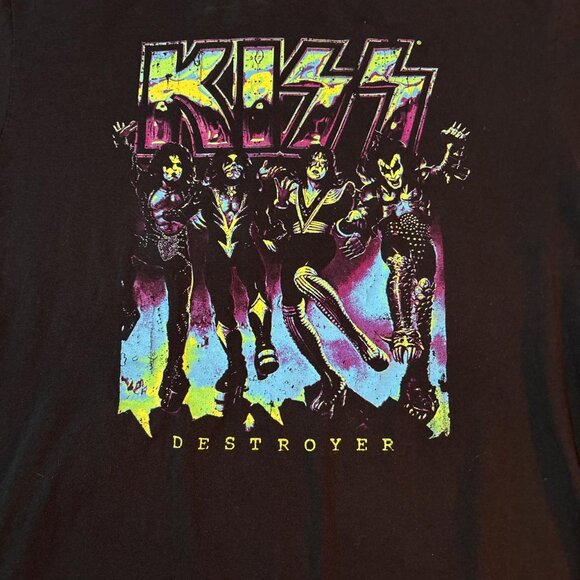 KISS Destroyer Black Band Tee - Picture 2 of 6